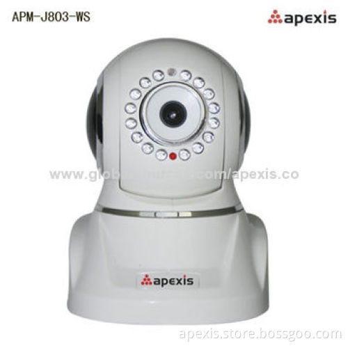 Wireless Smart Home 3x Zoom and PTZ Security IP Camera, PTZ/Wi-Fi/Free DDNS, Plug-and-play Function